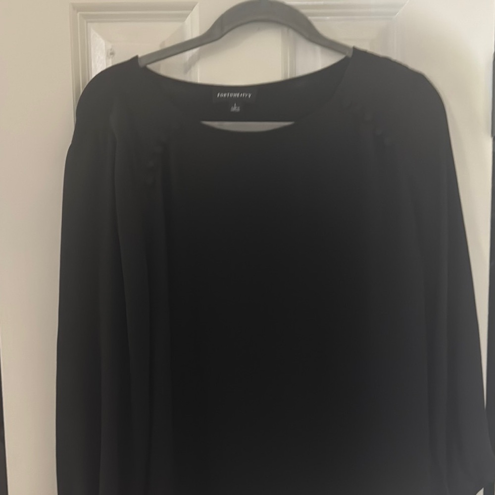 Black Long Sleeve Blouse